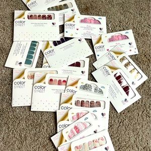 Color Street nail strips. Brand new never open. Selling as a bundle. 60 sets
